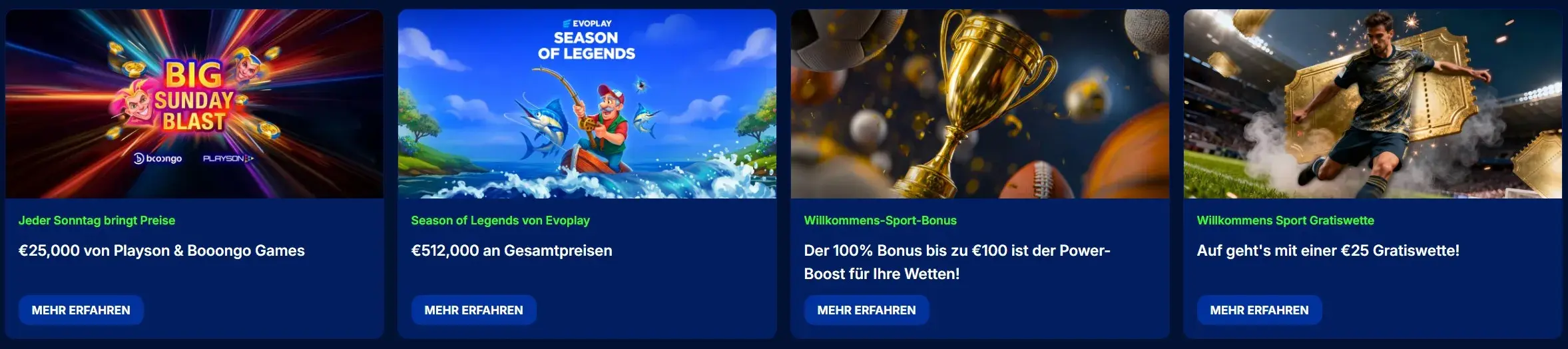Boni und Aktionen